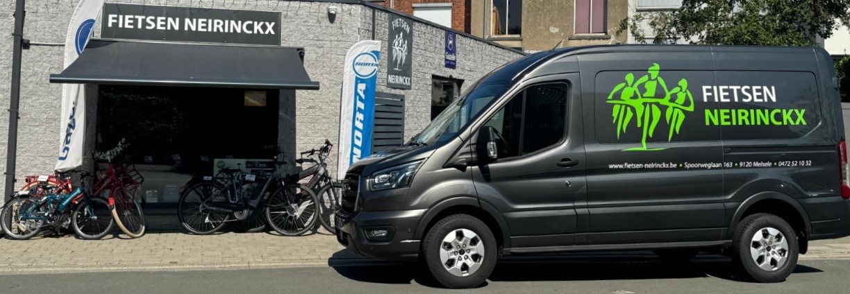 Fietsen Neirinckx winkel en bestelwagen
